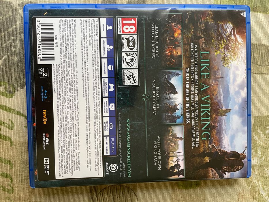 Игра ASSASSINS CREED Valhalla за PS4