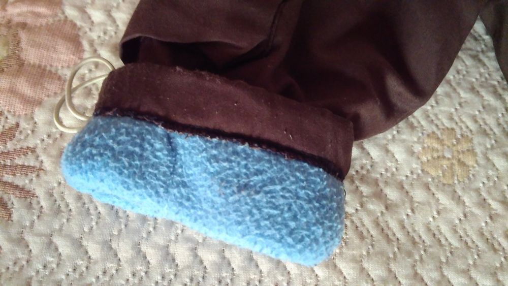 Дебел ватиран панталон, размер 86, 2 джинсови панталони