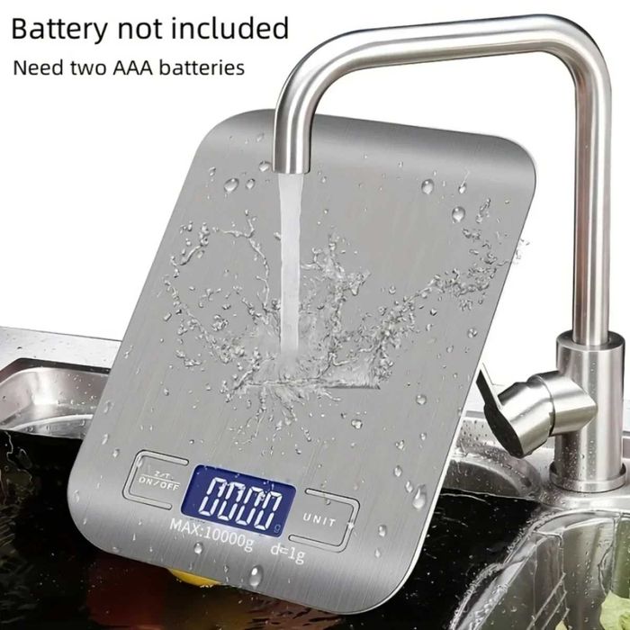 10кг Кухненска везна кантар неръждаема стомана водоустойчива