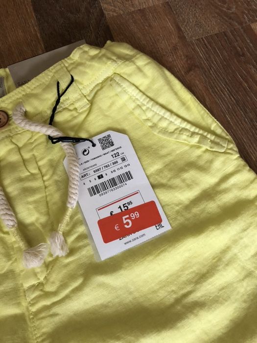 Lot 4 perechi noi pantaloni scurti copii 4-6 ani