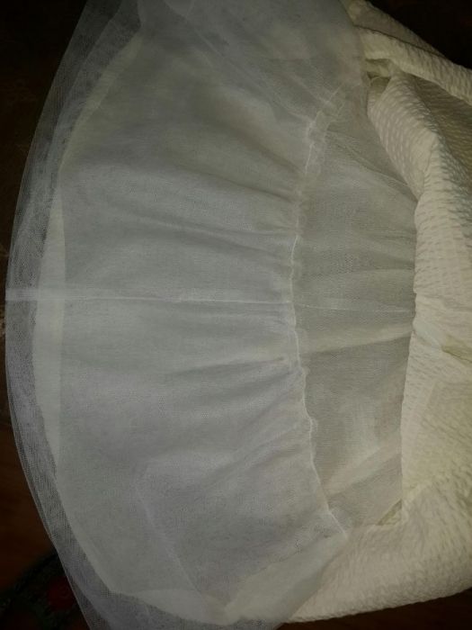 Нарядное белое платье. Детское платье.