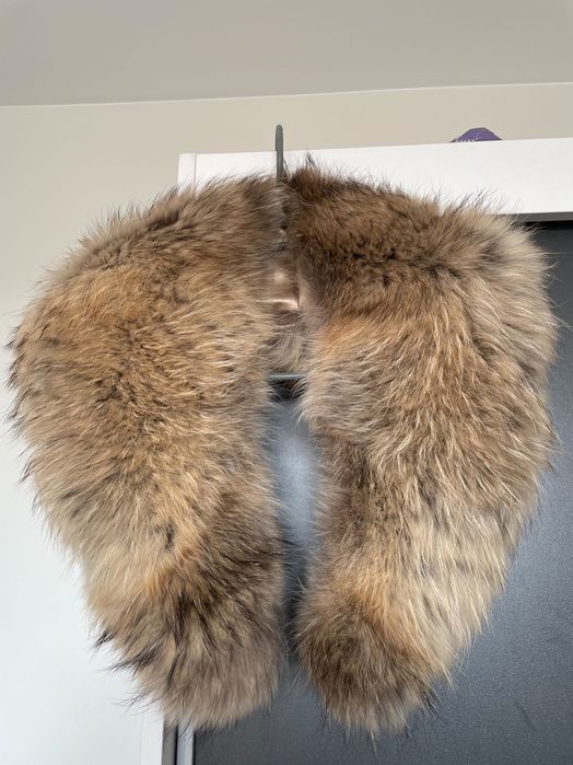 Нови богати яки от естествен косъм миеща мечка (енот; ракун), лисица