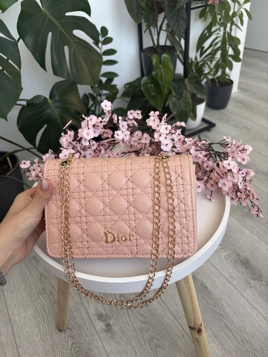 Geanta roz pudra Dior