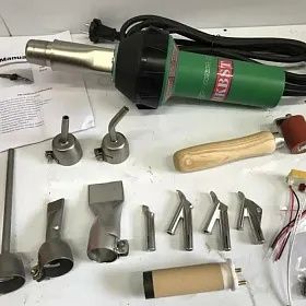 Аренда сварка стыков линолеума с помощью строительного фена Линолеум