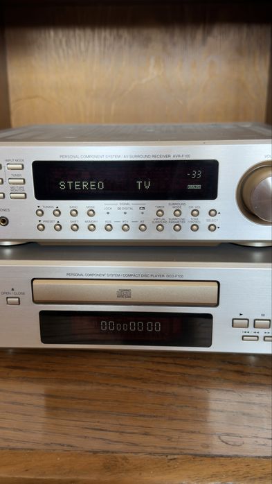 Стерео ресийвър Denon и CD Denon