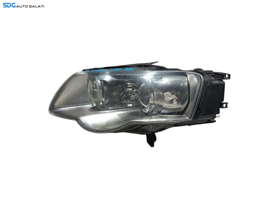 Far Stanga cu Lupa si Bi Xenon cu Droser EUROPA Volkswagen Passat B6 2005 - 2010 Cod 3C0941751G 89312650 3D0907391B (Ureche Superioara Lipsa) [LC2128]