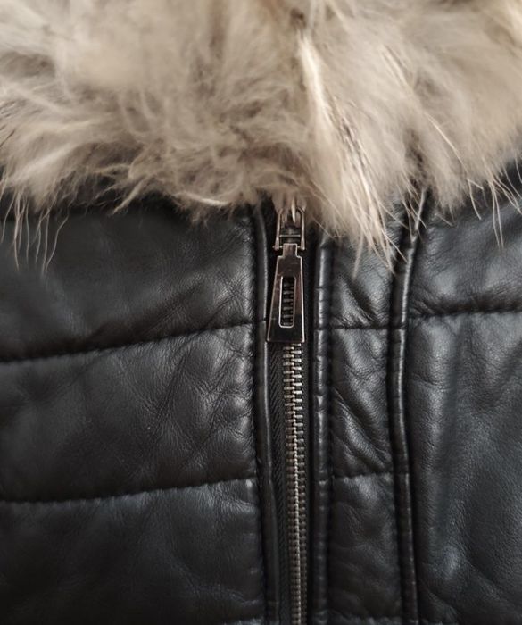 Дамско яке естествена кожа в отлично състояние