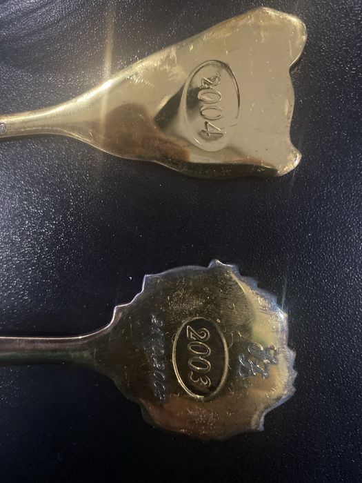 Позлатени Колекционерски Сребърни лъжици