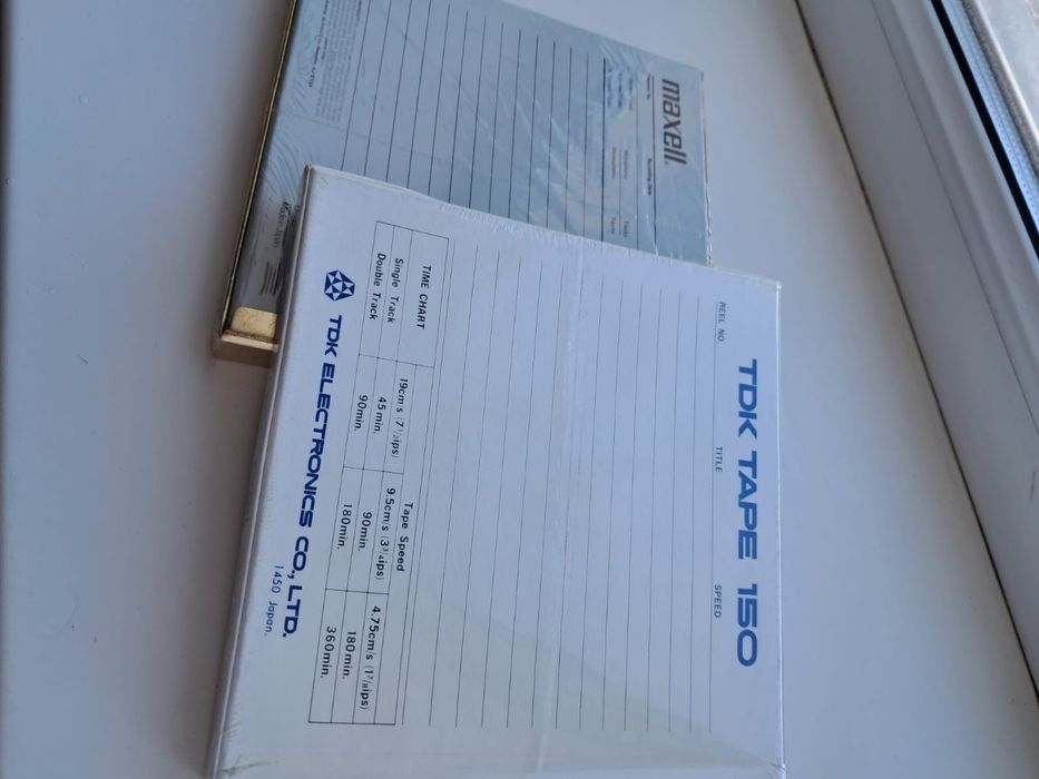 Лента Maxell 1100м , TDK 550