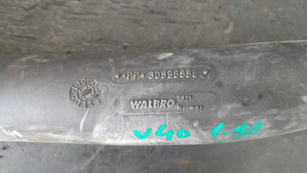 tubulatura intercooler cu senzor 1.9 d volvo v40  s40 f9q  30896686