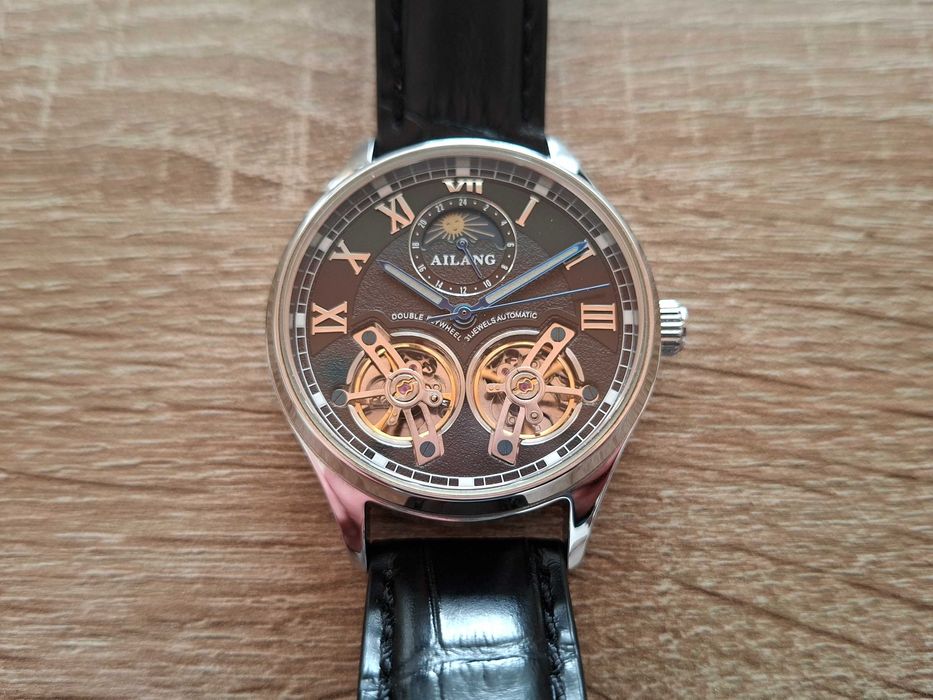 ЧИСТО НОВ ! Мъжки механичен часовник "AILANG" (автоматик)