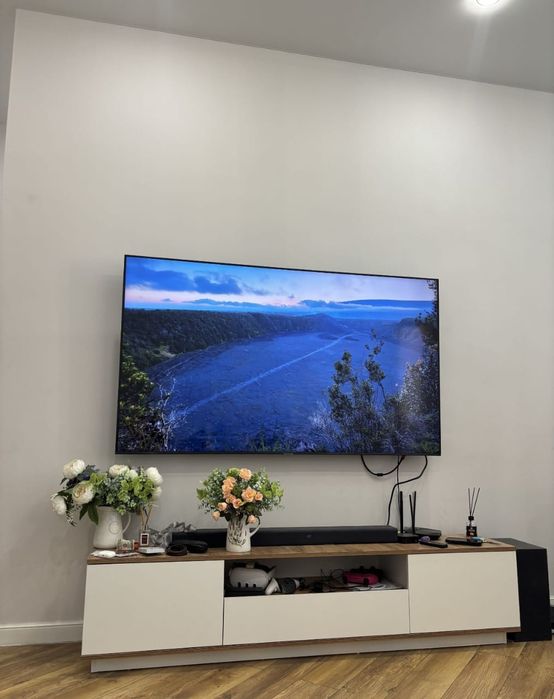 Samsung 75 дюймов (192 см) 4К smart tv телевизор