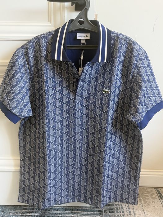 Поло монограмма Лакосте