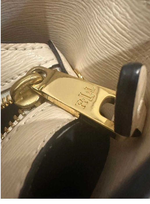 Lauren Ralph Lauren чанта естествена кожа