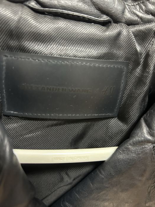 Дамско яке естествена кожа Alexander Wang & H&M