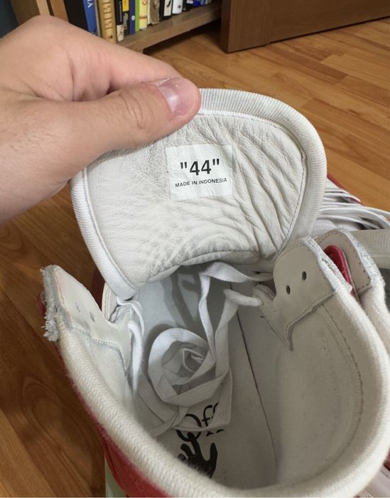 Off White Vulcanized High Top