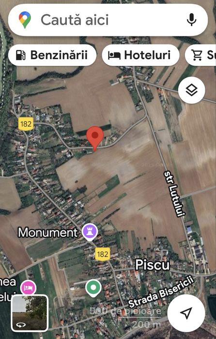 Vand teren 555 mp intravilan arabil Piscu-Ciolpani jud. Ilfov