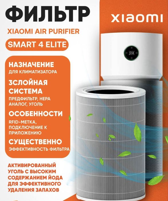 Новый • Филтр для очистителья. Filtr Xiaomi на все модел
