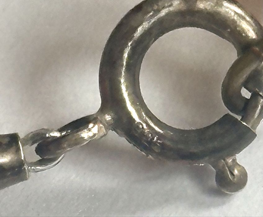 Ofertă! Brătară din chihlimbar natural, 22 cm inchizatoare argint!