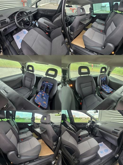Seat Alhambra 1.9TDI 2008 4Motion/4x4/Euro4/7locuri/Xenon/Climatronic/Incalzire scaune/Senzori parcare/