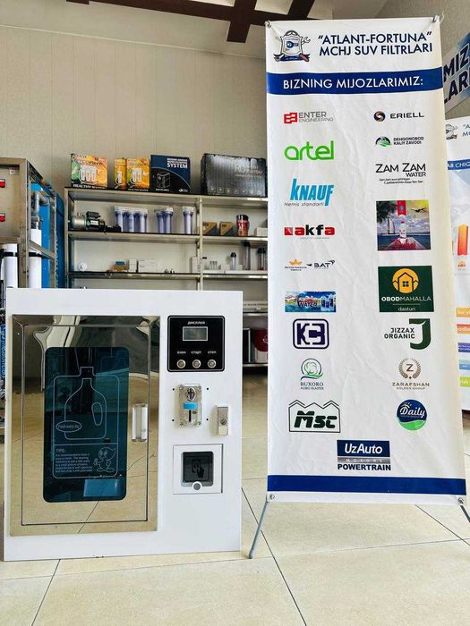 Vodomat, vending, водамат, вендинг аппарат, вадамат сув бериш аппарати