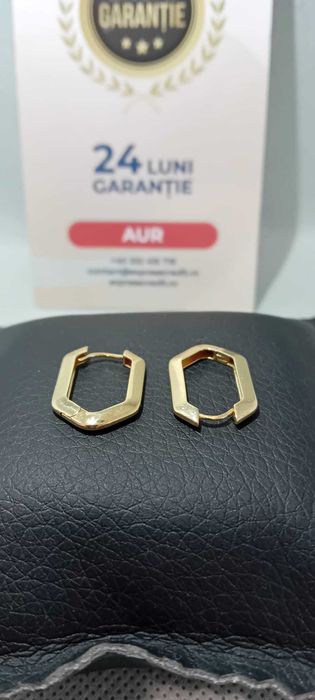 Cercei Aur 14K (Ag18 Tutora b.28526) Garantie 2 ani!