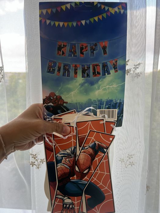 Украса за рожден ден SPIDERMAN