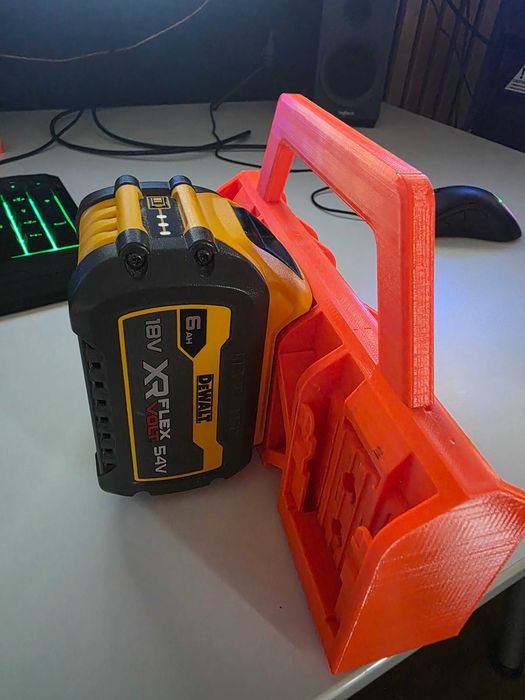 Suport baterii DEWALT / Milwaukee 4/6 acumulatori