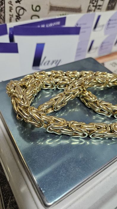Lanṭ Aur 14 K.585.Model deosebit.Preṭ/gr 600 Lei