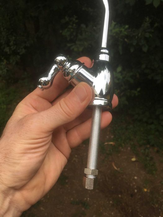 Baterie simpla de osmoza simpla cromata cu cartus ceramic