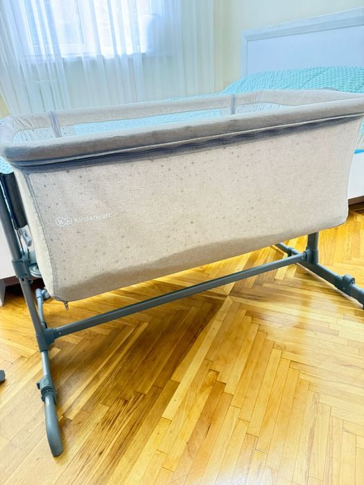 Кровать манеж приставной kinderkraft