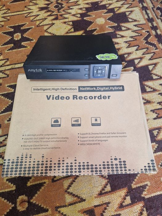 Видеорегистратор на 4 камеры AHD