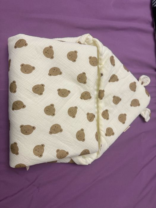 Одеяло-конверт с ушками