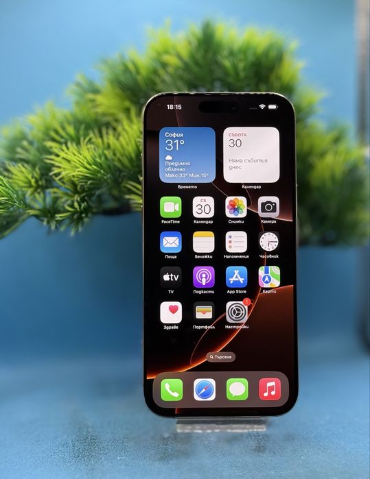 ГАРАНЦИОНЕН!!! Apple iPhone 16 Pro Max, 512GB, 5G, Desert Titanium