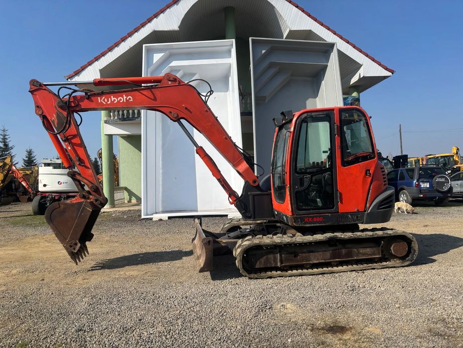 Kubota KX080-3 8 Tone, Miniexcavator pe senile, 2018