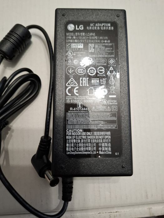 Alimentator Monitor, Televozor, LG 19v 1.3A, 1.7A, 2.1A, 2.53A, 3.42A