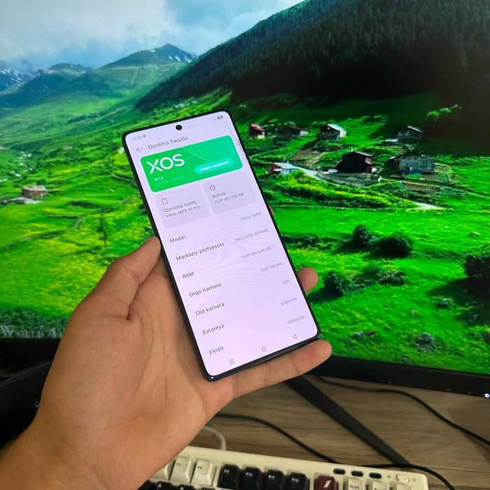 Infinix Note 50 Pro karobka flagman madel