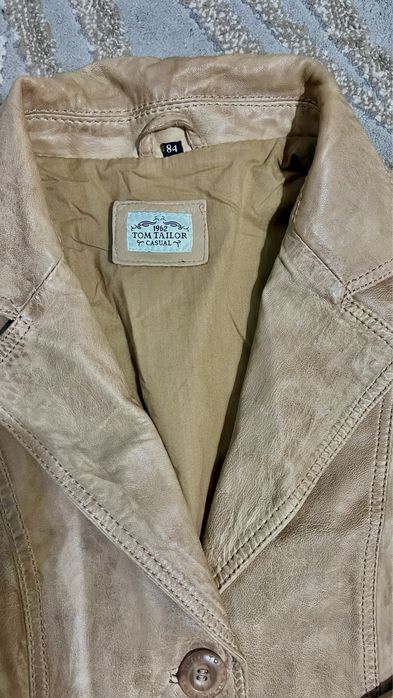 Уникално Сако от агнешка кожа Tom Tailor  XL