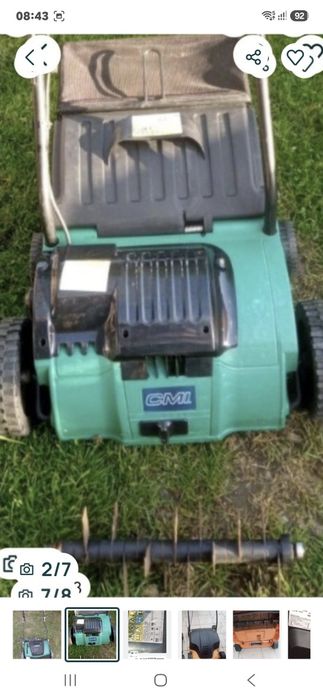 Vând scarificator, aerator