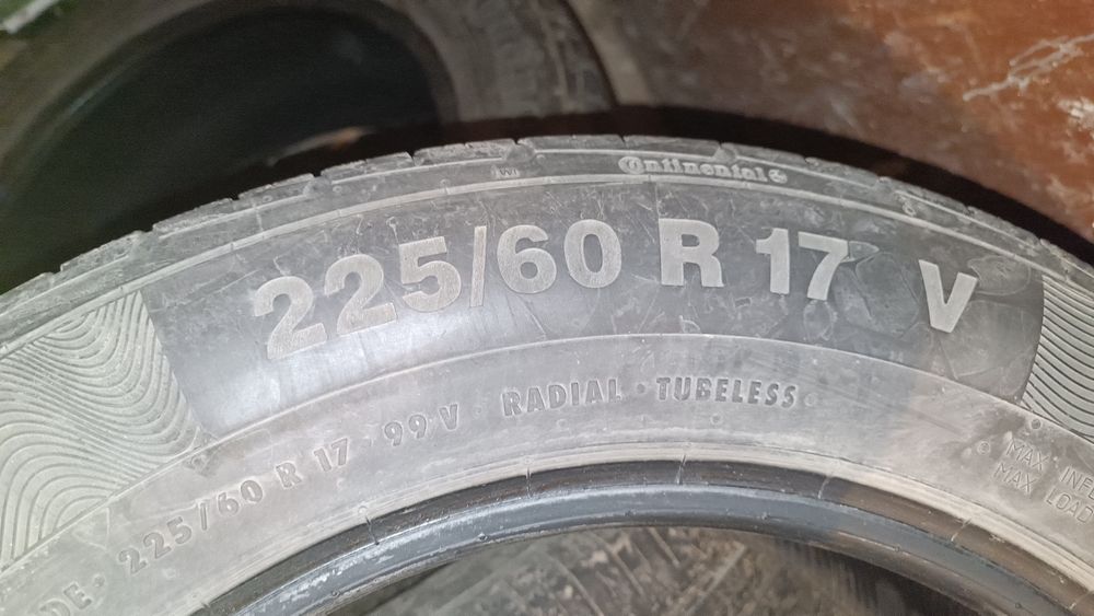 Шины летние Continental комплект продам