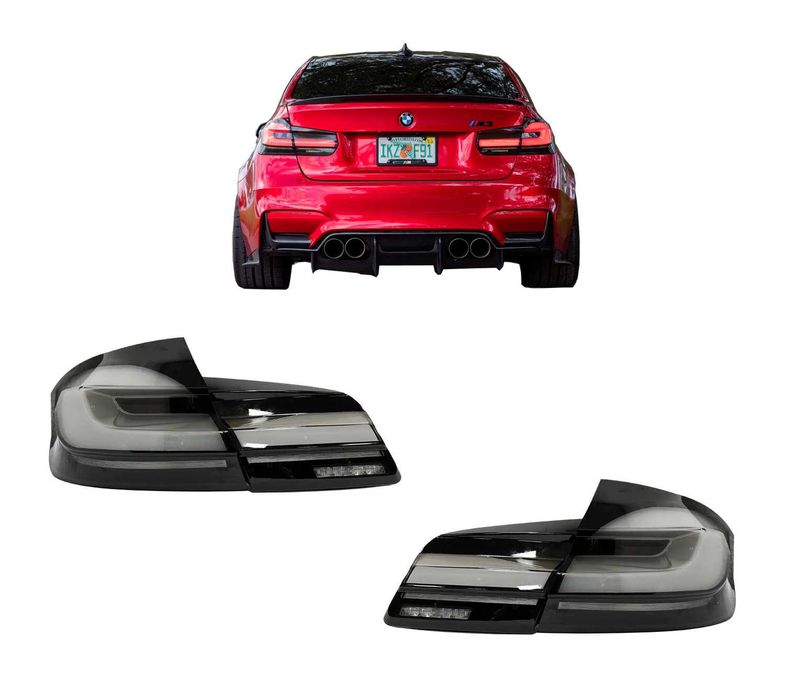 Сиви G20 дизайн тип LED стопове за BMW F30 3er 12-18