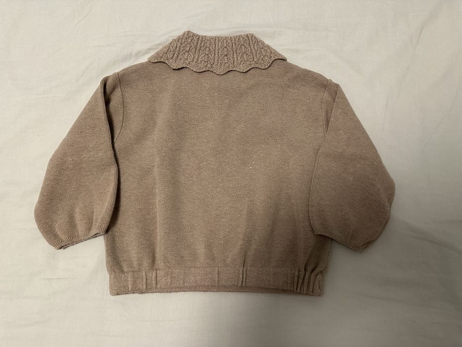 Pulover Zara cu guler si jeggings H&M, 98 cm, 2-3 ani - ca noi