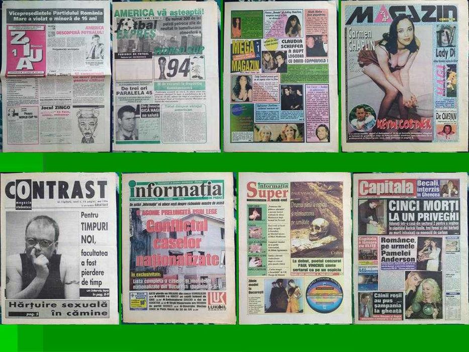 reviste si ziare romanesti - primul numar