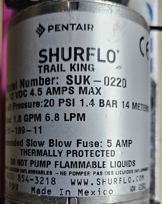Водна помпа SHURflo trail  king 7