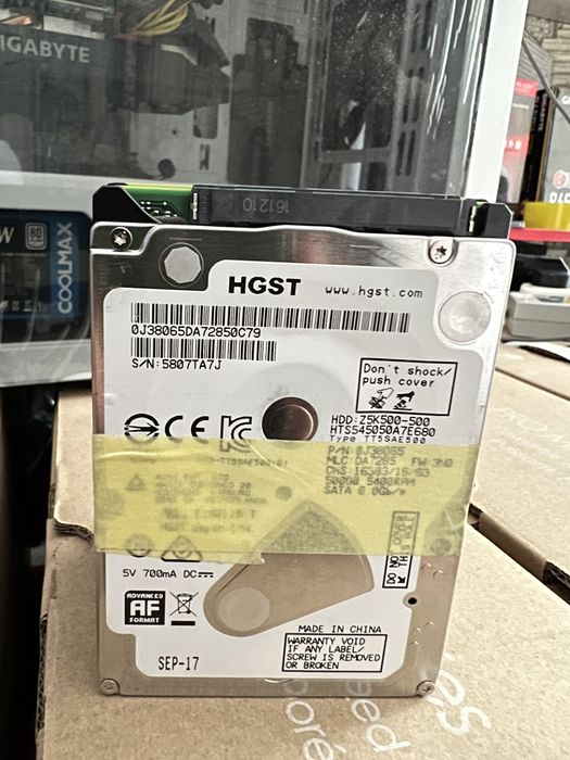Харды от ноутбука 500ГБ в количестве