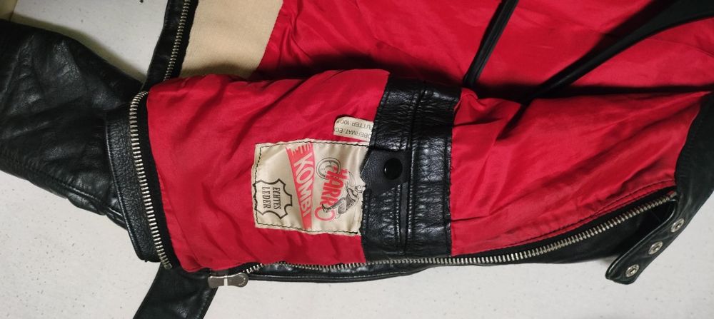 Geaca piele biker Harro Kombi