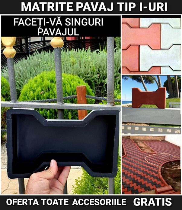 OFERTA SEZONULUI vand matrite pavaj firma materiale constructi pavele