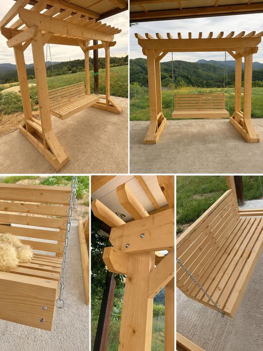 Pergola leagan mobiler gradina