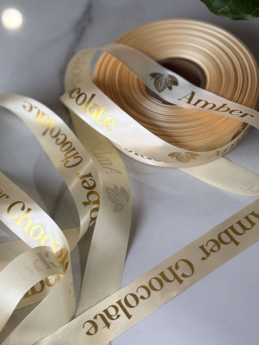 Брендированная лента с вашим логотипом Печать на ленте Именная лента