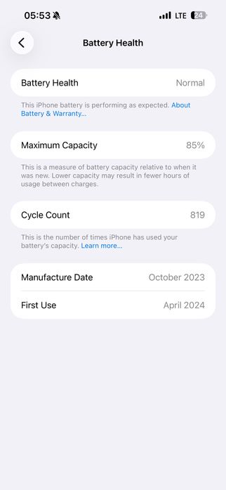 iPhone 15 Pro Max 256GB Blue Titanium